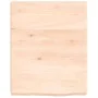 Unbehandelte Badezimmerarbeitsplatte aus Massivholz, 40 x 50 x (2–6) cm von vidaXL, Arbeitsplatten - Ref: Foro24-3156001, Pre...