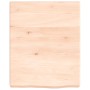 Untreated solid wood bathroom countertop 40x50x(2-6) cm by vidaXL, Countertops - Ref: Foro24-3156001, Price: 49,68 €, Discoun...
