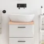 Untreated solid wood bathroom countertop 40x30x(2-4) cm by vidaXL, Countertops - Ref: Foro24-3155994, Price: 28,58 €, Discoun...
