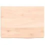 Unbehandelte Badezimmerarbeitsplatte aus Massivholz, 40 x 30 x (2–4) cm von vidaXL, Arbeitsplatten - Ref: Foro24-3155994, Pre...