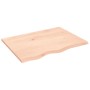 Encimera de baño madera maciza sin tratar 80x60x2 cm de vidaXL, Encimeras - Ref: Foro24-3156026, Precio: 64,87 €, Descuento: %