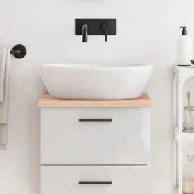 Untreated solid wood bathroom countertop 40x30x2 cm by vidaXL, Countertops - Ref: Foro24-3155993, Price: 23,00 €, Discount: %