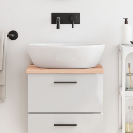 Untreated solid wood bathroom countertop 40x30x2 cm by vidaXL, Countertops - Ref: Foro24-3155993, Price: 23,27 €, Discount: %