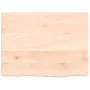 Unbehandelte Badezimmerarbeitsplatte aus Massivholz, 40 x 30 x 2 cm von vidaXL, Arbeitsplatten - Ref: Foro24-3155993, Preis: ...