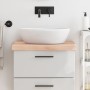 Untreated solid wood bathroom countertop 60x50x(2-6) cm by vidaXL, Countertops - Ref: Foro24-3156013, Price: 68,67 €, Discoun...