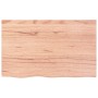 Light brown treated solid wood bathroom countertop 80x50x(2-6) cm by vidaXL, Countertops - Ref: Foro24-3156121, Price: 92,35 ...