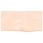 Unbehandelte Badezimmerarbeitsplatte aus Massivholz, 60 x 30 x (2–4) cm von vidaXL, Arbeitsplatten - Ref: Foro24-3156006, Pre...