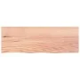 Badezimmerarbeitsplatte aus hellbraun behandeltem Massivholz, 80x30x(2-6) cm von vidaXL, Arbeitsplatten - Ref: Foro24-3156115...