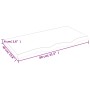 Massivholz-Badezimmerarbeitsplatte unbehandelt 80x40x(2-4) cm von vidaXL, Arbeitsplatten - Ref: Foro24-3156021, Preis: 70,80 ...