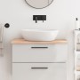 Massivholz-Badezimmerarbeitsplatte unbehandelt 80x50x2 cm von vidaXL, Arbeitsplatten - Ref: Foro24-3156023, Preis: 59,07 €, R...