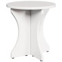 Mesa de Café 3 pcs Blanco 46 x 46 x 47 cm Madera maciza de pino