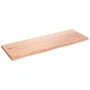 Solid light brown treated wood bathroom countertop 80x30x2 cm by vidaXL, Countertops - Ref: Foro24-3156113, Price: 49,67 €, D...