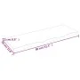 Massivholz-Badezimmerarbeitsplatte in hellem Braun 80x30x2 cm von vidaXL, Arbeitsplatten - Ref: Foro24-3156113, Preis: 49,67 ...