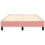 Estructura de cama de terciopelo rosa 120x200 cm de vidaXL, Camas y somieres - Ref: Foro24-3120765, Precio: 102,10 €, Descuen...