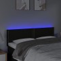 Kopfteil aus schwarzem Stoff mit LED 144x5x78/88 cm von vidaXL, Kopf- und Fußteile - Ref: Foro24-3121472, Preis: 51,33 €, Rab...