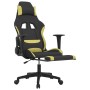 Gaming-Stuhl mit Fußstütze aus hellgrünem und schwarzem Stoff von vidaXL, Gaming-Stühle - Ref: Foro24-3143748, Preis: 123,30 ...