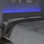 Hellgraues Samtkopfteil mit LED 160x5x78/88 cm von vidaXL, Kopf- und Fußteile - Ref: Foro24-3121806, Preis: 58,82 €, Rabatt: %