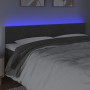 Dunkelgraues Samtkopfteil mit LED 200x5x78/88 cm von vidaXL, Kopf- und Fußteile - Ref: Foro24-3121819, Preis: 55,72 €, Rabatt: %