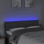 Kopfteil aus dunkelgrauem Stoff mit LED 144x5x78/88 cm von vidaXL, Kopf- und Fußteile - Ref: Foro24-3122045, Preis: 68,55 €, ...