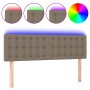 Kopfteil mit LED aus taupegrauem Stoff 144x5x78/88 cm von vidaXL, Kopf- und Fußteile - Ref: Foro24-3122048, Preis: 62,81 €, R...