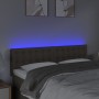 Kopfteil mit LED aus taupegrauem Stoff 144x5x78/88 cm von vidaXL, Kopf- und Fußteile - Ref: Foro24-3122048, Preis: 62,81 €, R...