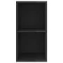 Glänzend schwarzer Wand-TV-Schrank aus Sperrholz, 37 x 37 x 72 cm von vidaXL, TV-Möbel - Ref: Foro24-805478, Preis: 42,33 €, ...