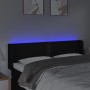 Kopfteil aus schwarzem Stoff mit LED 147x16x78/88 cm von vidaXL, Kopf- und Fußteile - Ref: Foro24-3123096, Preis: 60,77 €, Ra...