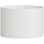 Jardineras 5 pcs Blanco 30 x 30 x 20 cm Acero
