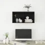 Glänzend schwarzer Wand-TV-Schrank aus Sperrholz, 37 x 37 x 72 cm von vidaXL, TV-Möbel - Ref: Foro24-805478, Preis: 42,33 €, ...