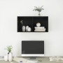 Glänzend schwarzer Wand-TV-Schrank aus Sperrholz, 37 x 37 x 72 cm von vidaXL, TV-Möbel - Ref: Foro24-805478, Preis: 42,87 €, ...