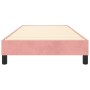 Estructura de cama de terciopelo rosa 90x190 cm de vidaXL, Camas y somieres - Ref: Foro24-3120747, Precio: 92,72 €, Descuento: %