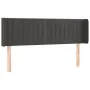Dunkelgraues Samtkopfteil mit LED 147x16x78/88 cm von vidaXL, Kopf- und Fußteile - Ref: Foro24-3123523, Preis: 76,82 €, Rabat...