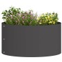 Jardineras 5 pcs Negro 40 x 40 x 20 cm Acero