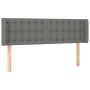 Dark gray fabric headboard with LED 147x16x78/88 cm by vidaXL, Headboards and footboards - Ref: Foro24-3123669, Price: 80,22 ...