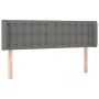 Dark gray fabric headboard with LED 147x16x78/88 cm by vidaXL, Headboards and footboards - Ref: Foro24-3123669, Price: 80,08 ...