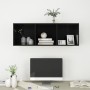 Glänzend schwarzer Wand-TV-Schrank aus Sperrholz, 37 x 37 x 107 cm von vidaXL, TV-Möbel - Ref: Foro24-805487, Preis: 43,05 €,...