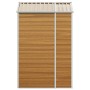 Caseta de jardín acero galvanizado marrón claro 191x130x198 cm de vidaXL, Cobertizos - Ref: Foro24-3188275, Precio: 283,29 €,...