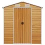 Gartenhaus aus verzinktem Stahl in hellbraun 191x725x198 cm von vidaXL, Schuppen - Ref: Foro24-3188282, Preis: 973,82 €, Raba...