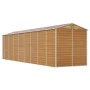 Gartenhaus aus verzinktem Stahl in hellbraun 191x725x198 cm von vidaXL, Schuppen - Ref: Foro24-3188282, Preis: 973,82 €, Raba...