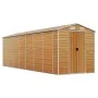 Gartenhaus aus hellbraunem, verzinktem Stahl, 191 x 640 x 198 cm von vidaXL, Schuppen - Ref: Foro24-3188281, Preis: 879,90 €,...