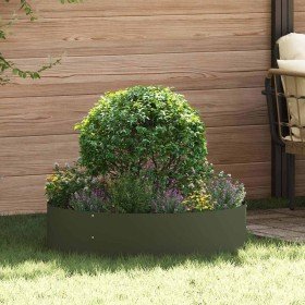 Maceta para Jardín 5 pcs Verde Oliva 80 x 80 x 20 cm en Maceteros y jardineras | Comprar online en Foro24