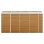 Caseta de jardín acero galvanizado marrón claro 191x385x198 cm de vidaXL, Cobertizos - Ref: Foro24-3188278, Precio: 570,70 €,...