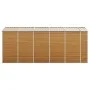 Garden shed light brown galvanized steel 191x470x198 cm by vidaXL, Sheds - Ref: Foro24-3188279, Price: 713,86 €, Discount: %