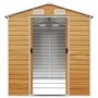 Gartenhaus aus verzinktem Stahl in hellbraun 191x300x198 cm von vidaXL, Schuppen - Ref: Foro24-3188277, Preis: 465,85 €, Raba...