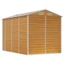 Gartenhaus aus verzinktem Stahl in hellbraun 191x300x198 cm von vidaXL, Schuppen - Ref: Foro24-3188277, Preis: 465,85 €, Raba...