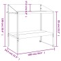 Pflanzenstütze anthrazitfarbener verzinkter Stahl 100x54,5x100 cm von vidaXL, Topfständer - Ref: Foro24-364536, Preis: 81,76 ...