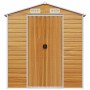 Gartenhaus aus verzinktem Stahl in hellbraun 191x555x198 cm von vidaXL, Schuppen - Ref: Foro24-3188280, Preis: 856,01 €, Raba...