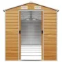 Garden shed made of light brown galvanized steel, measuring 191x555x198 cm. by vidaXL, Sheds - Ref: Foro24-3188280, Price: 79...