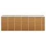 Caseta de jardín acero galvanizado marrón claro 191x555x198 cm de vidaXL, Cobertizos - Ref: Foro24-3188280, Precio: 805,09 €,...