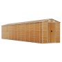 Light brown galvanized steel garden shed 191x980x198 cm by vidaXL, Sheds - Ref: Foro24-3188285, Price: 1,00 €, Discount: %